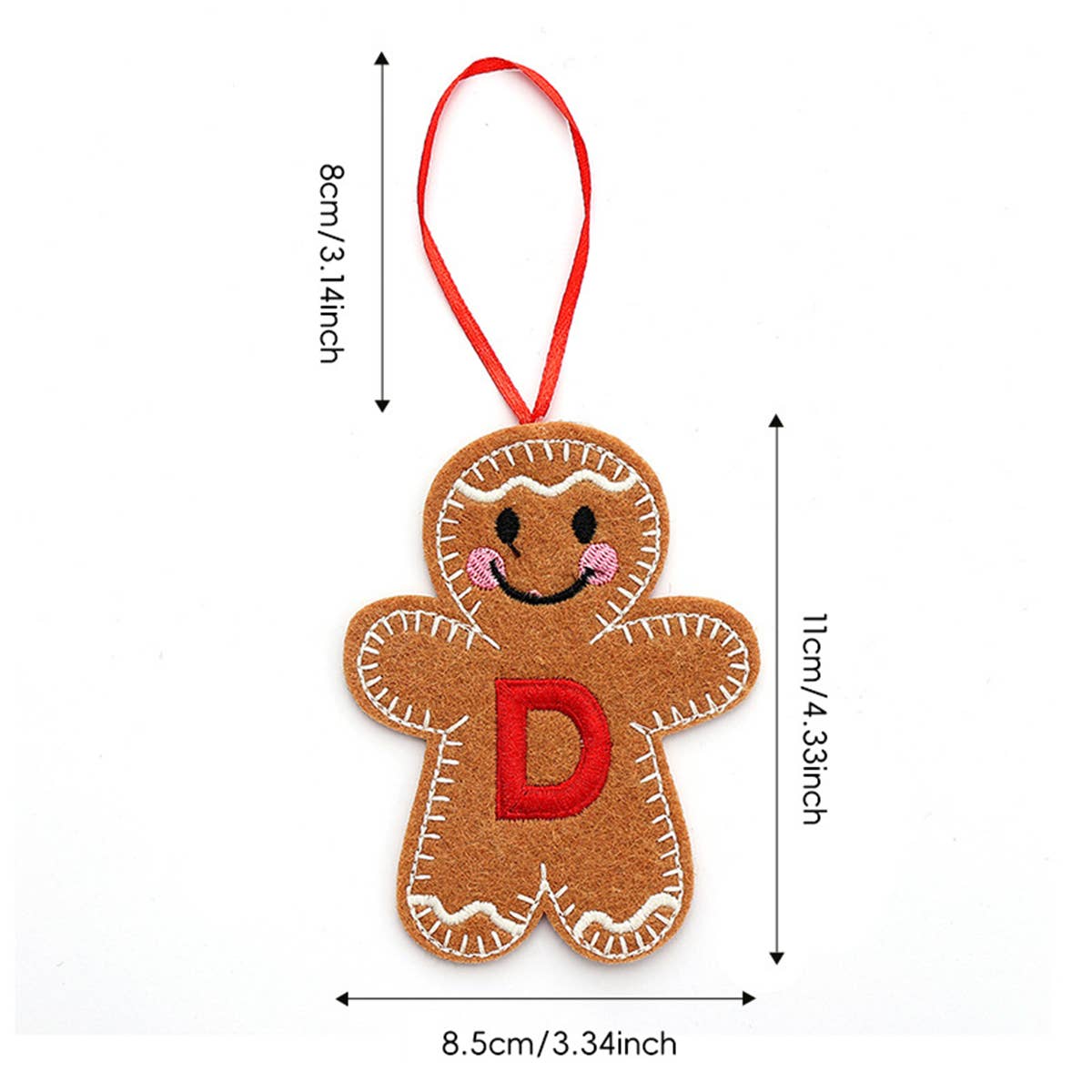 CWMM9399_NEW CHRISTMAS GINGERBREAD MAN DECORATION PENDANT