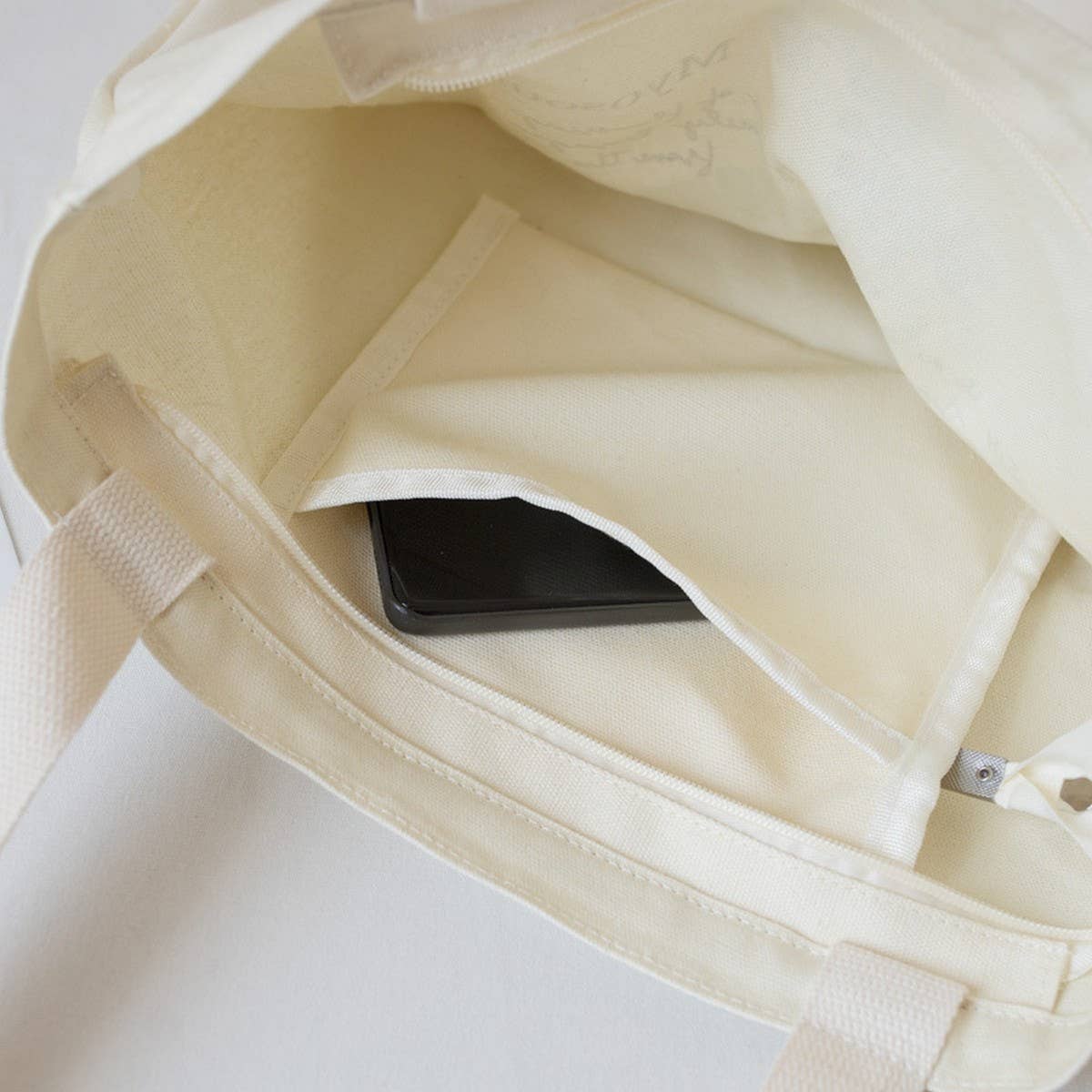 Vintage Canvas Tote Bag for School and Daily Use_CWAB5620