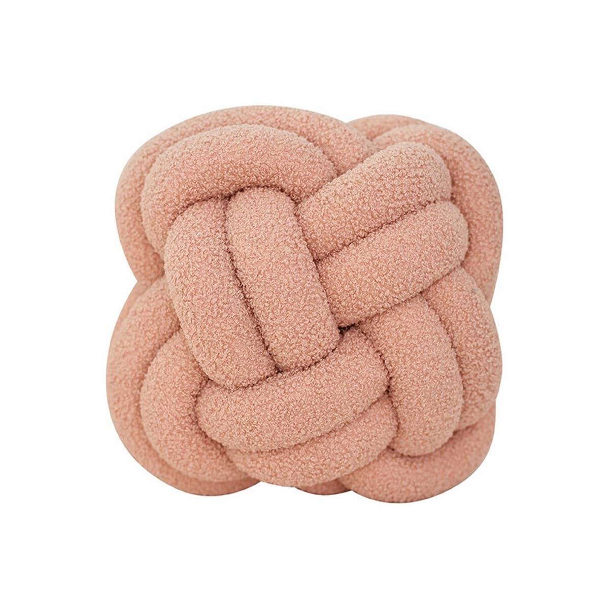 LAMB CASHMERE KNOTTED WOVEN PILLOW CUSHION_CWMM0861