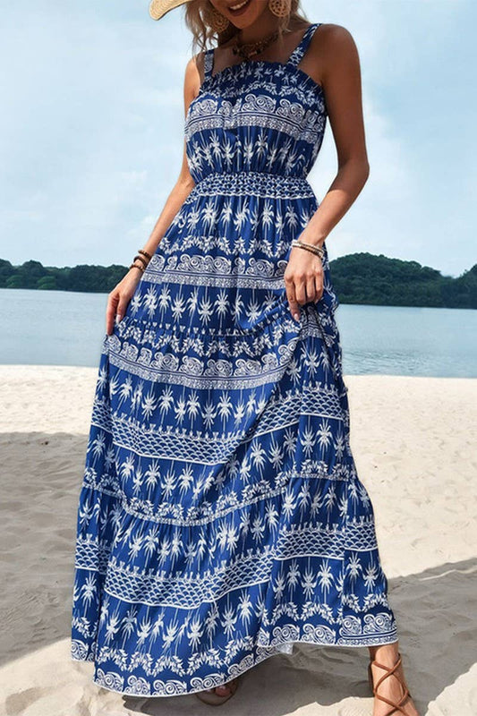 CWDMD4681_SUMMER SUSPENDER TUBE TOP HIGH WAIST DRESS