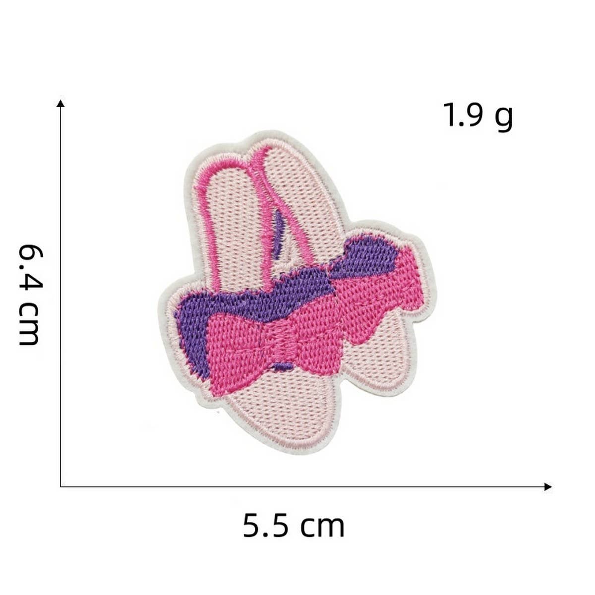 NEW PINK CARTOON EMBROIDERED CLOTH PATCH