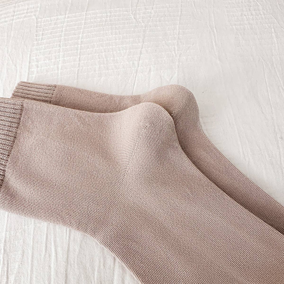 CARTOON MAILLARD LETTER STRIPED SOCKS_CWMS0959