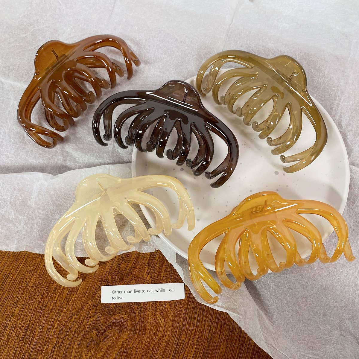Super-large transparent acetic octopus gripper