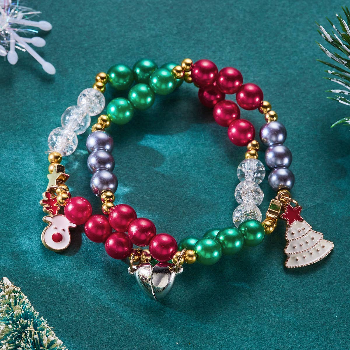 CHRISTMAS TREE NEW LOVE MAGNETIC BRACELET
