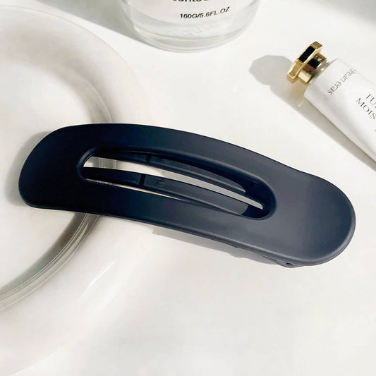 Simple and elegant matte coffee series hair clips