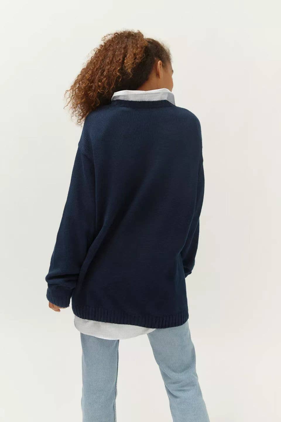 STYLISH EMBROIDERED PULLOVER SWEATER