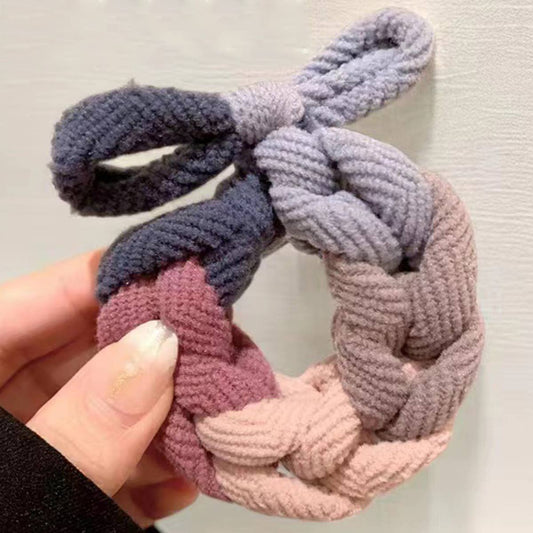 WOMEN SIMPLE AND DURABLE THICK RUBBER HAIR ROPE_CWAHA0529