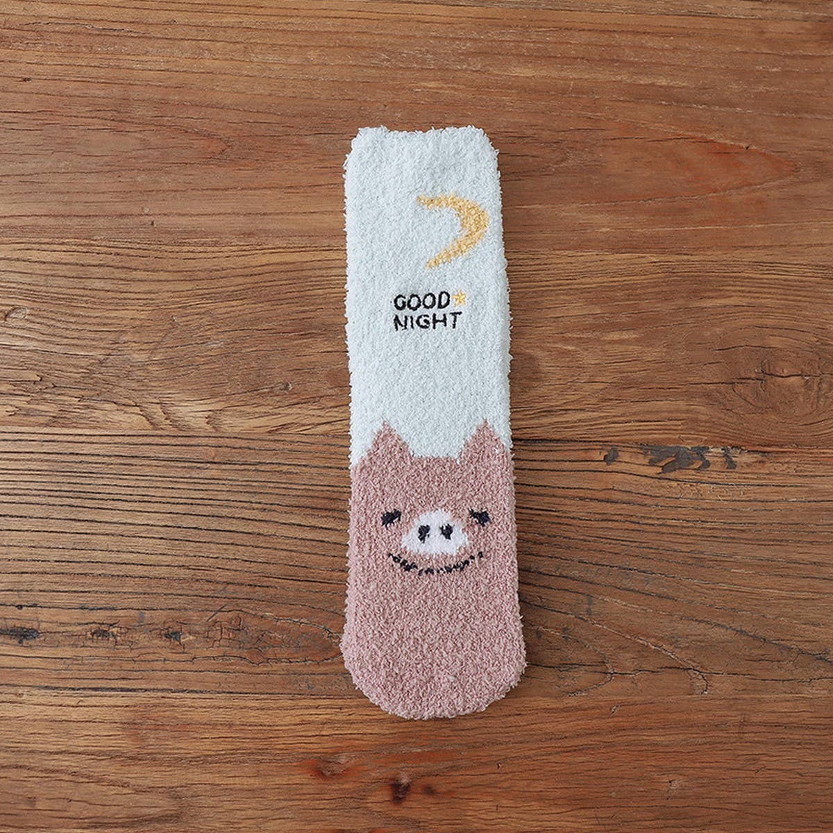 WARM FLEECE CARTOON MID-CALF SOCKS
