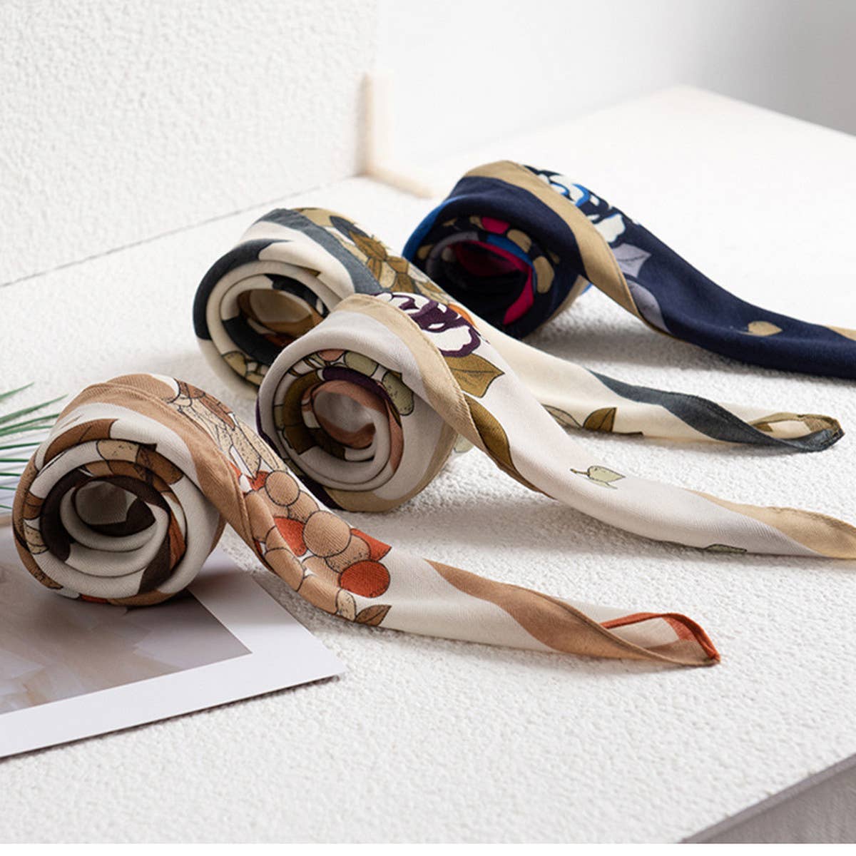 Retro Art Deco Small Square Scarf, Versatile_CWASC0925