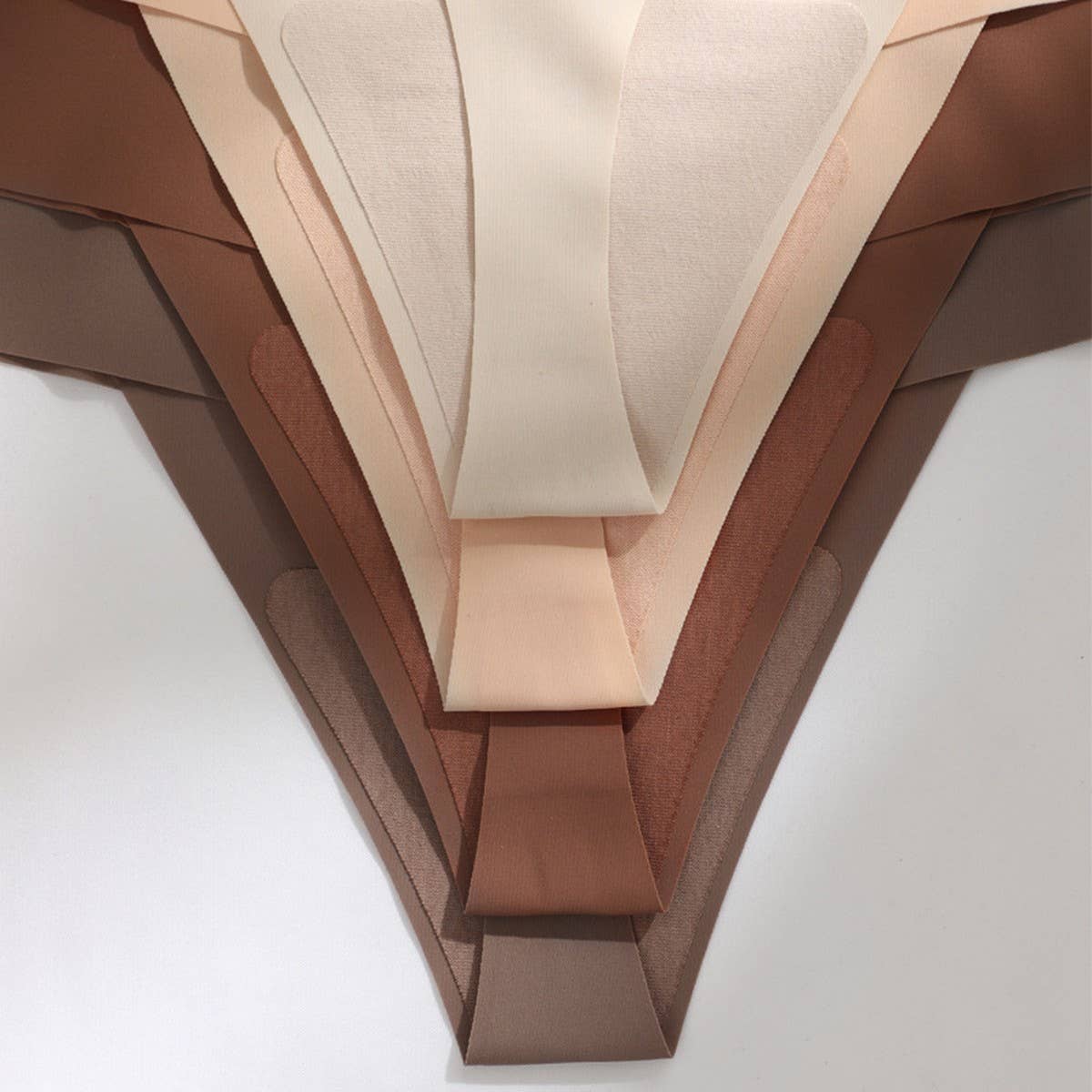 HIGH WAISTED LARGE SIZE SEAMLESS ICE SILK THONG