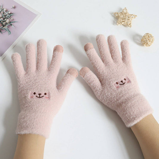 NEW CUTE WARM TOUCH SCREEN GLOVES FOR WOMEN_CWAG0244