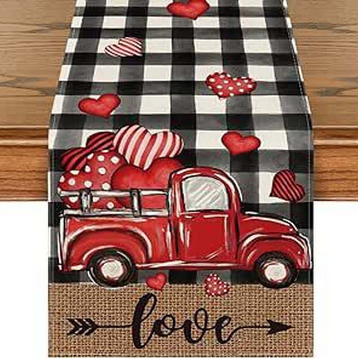 HOME VALENTINE'S DAY TABLE FLAGS AND TABLECLOTHS