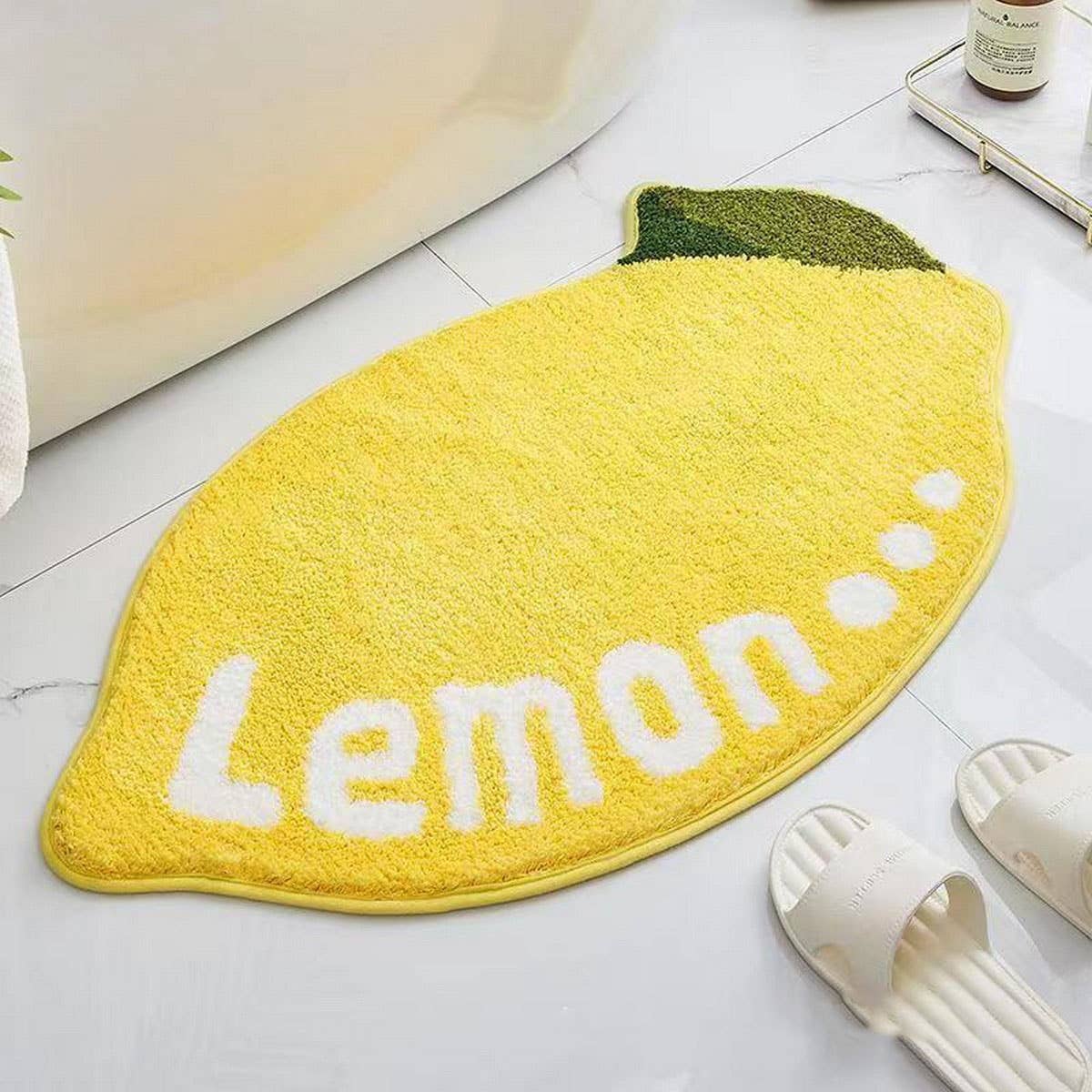Cute Avocado Bathroom Rug, Quick-Dry Non-Slip Mat