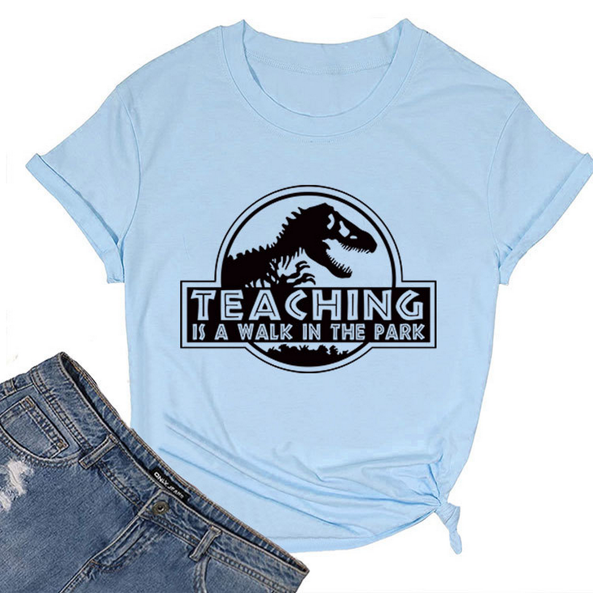 Summer Crew Neck Tee ??Funny Teaching Design_CWTTS1497