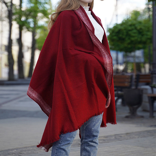 Multi-Use Wool Wrap ? Shawl, Scarf & Blanket