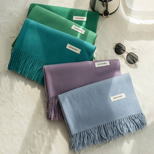 Winter Soft Macaron Scarf Shawl Wrap for Women