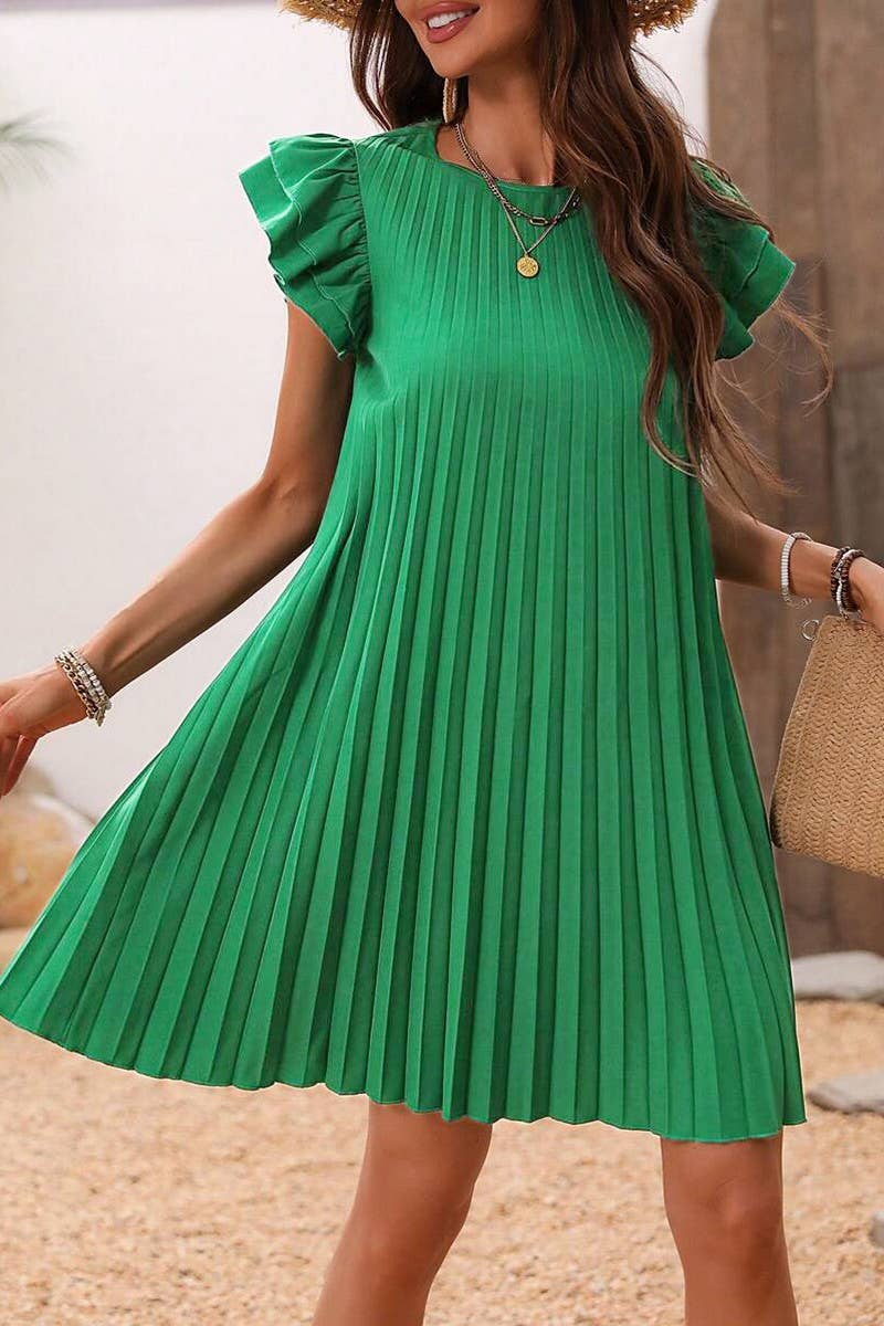 CWDSD8201_SPRING AND SUMMER ELEGANT SOLID COLOR DRESS