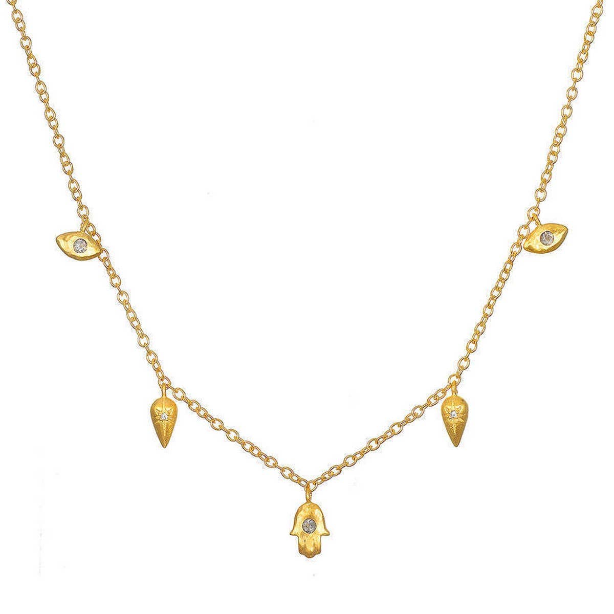 EXQUISITE VINTAGE SNAKE SHAPE ZIRCONIA NECKLACE_CWMM3826