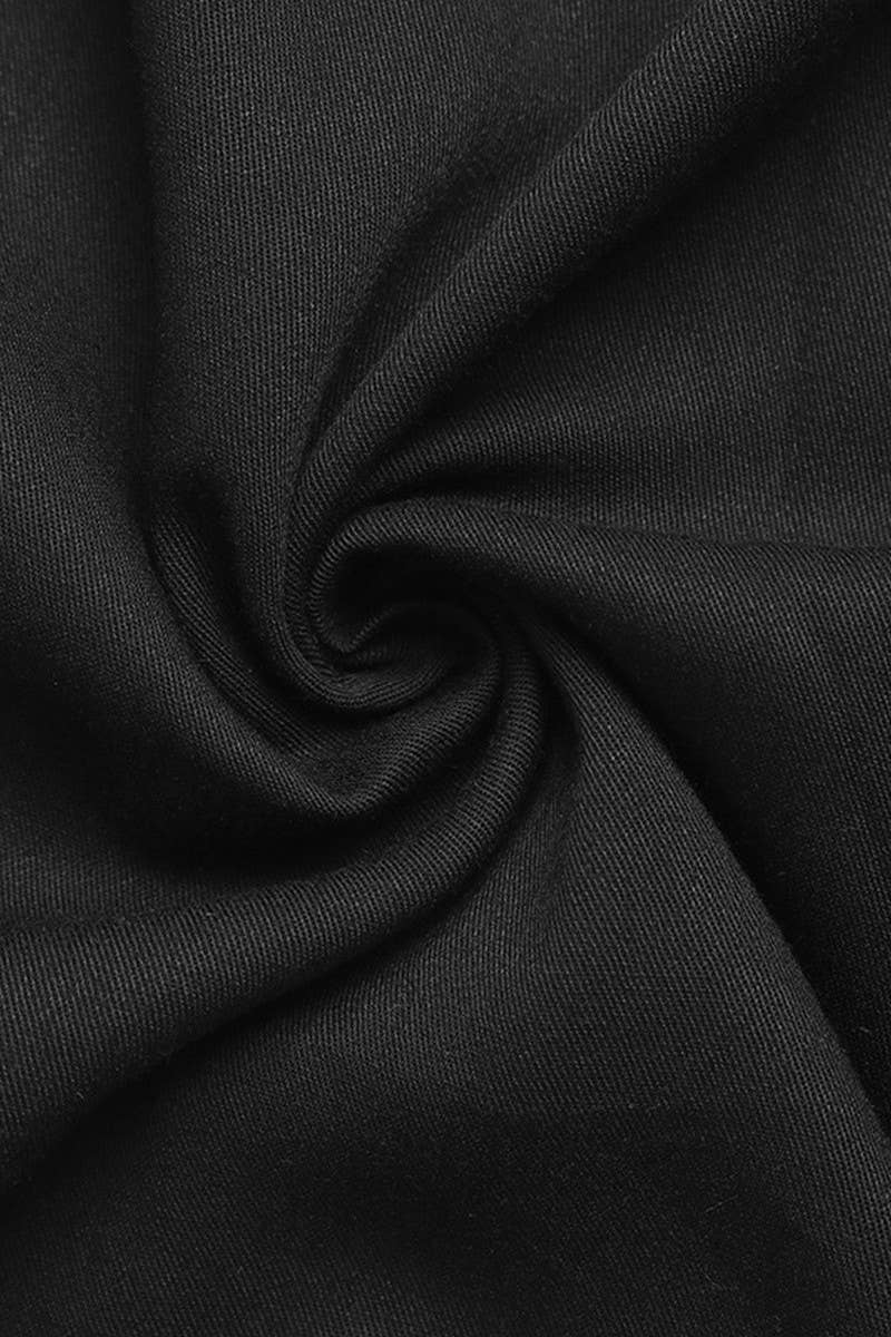 CWDHL0636_HOLLOW SLEEVELESS HOLIDAY STYLE HALTERNECK DRESS