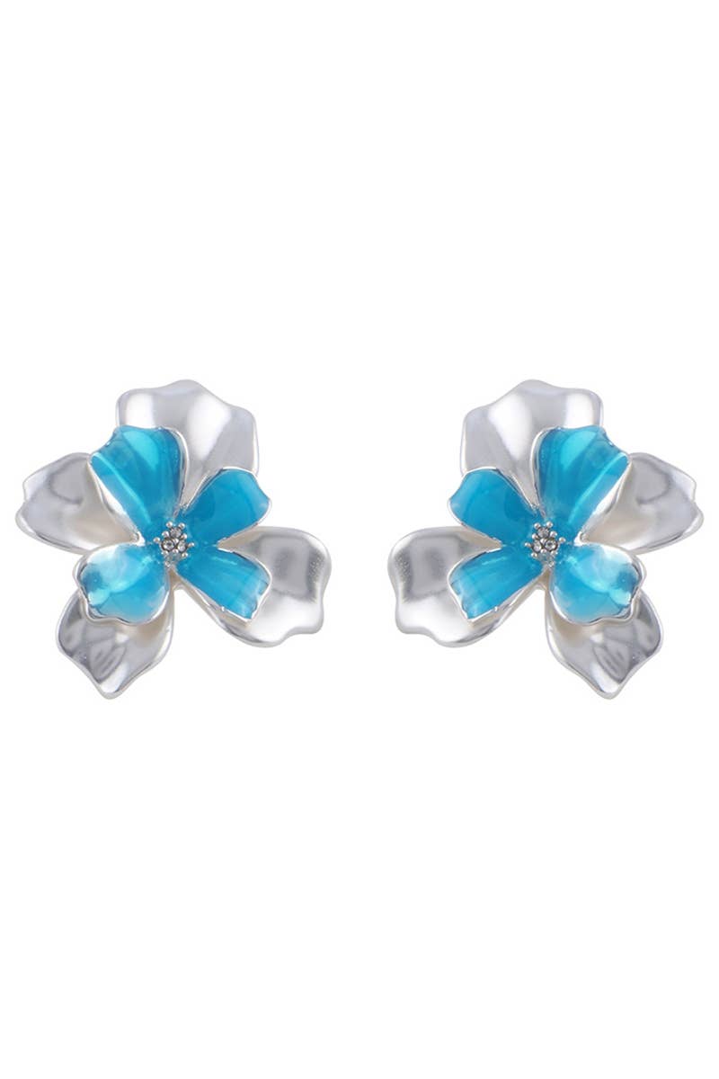 FLOWER DESIGN EARRINGS