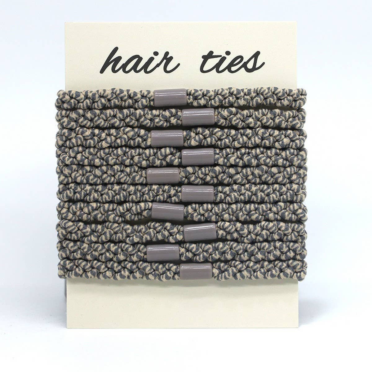 COLORBLOCK WEAVING COMMUTING HAIR SCRUNCHIES