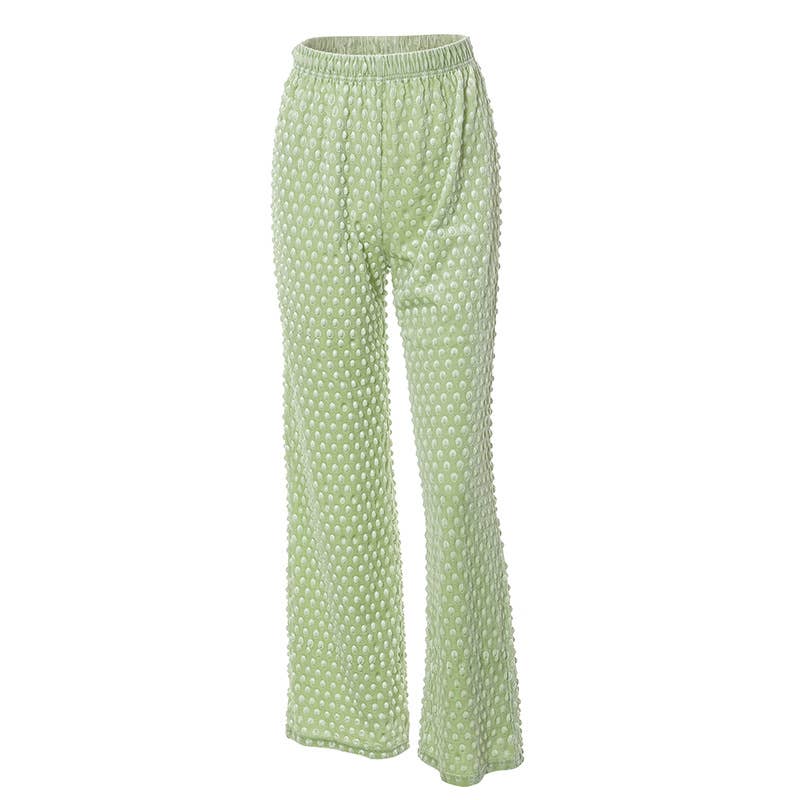 HIGH-WAISTED BAGGY BUBBLE STREET STYLE SLACKS