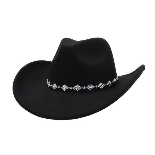 Men & Women  Felt Cowboy Western Fedora_CWAH04442
