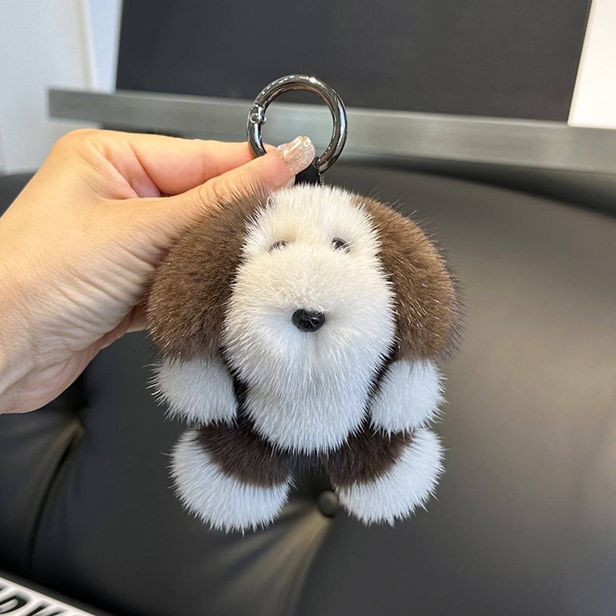 CUTE PUPPY CAR KEYCHAIN BAG PENDANT ORNAMENT