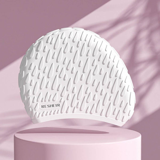 Womens Silicone Swim Cap Long Hair Waterproof