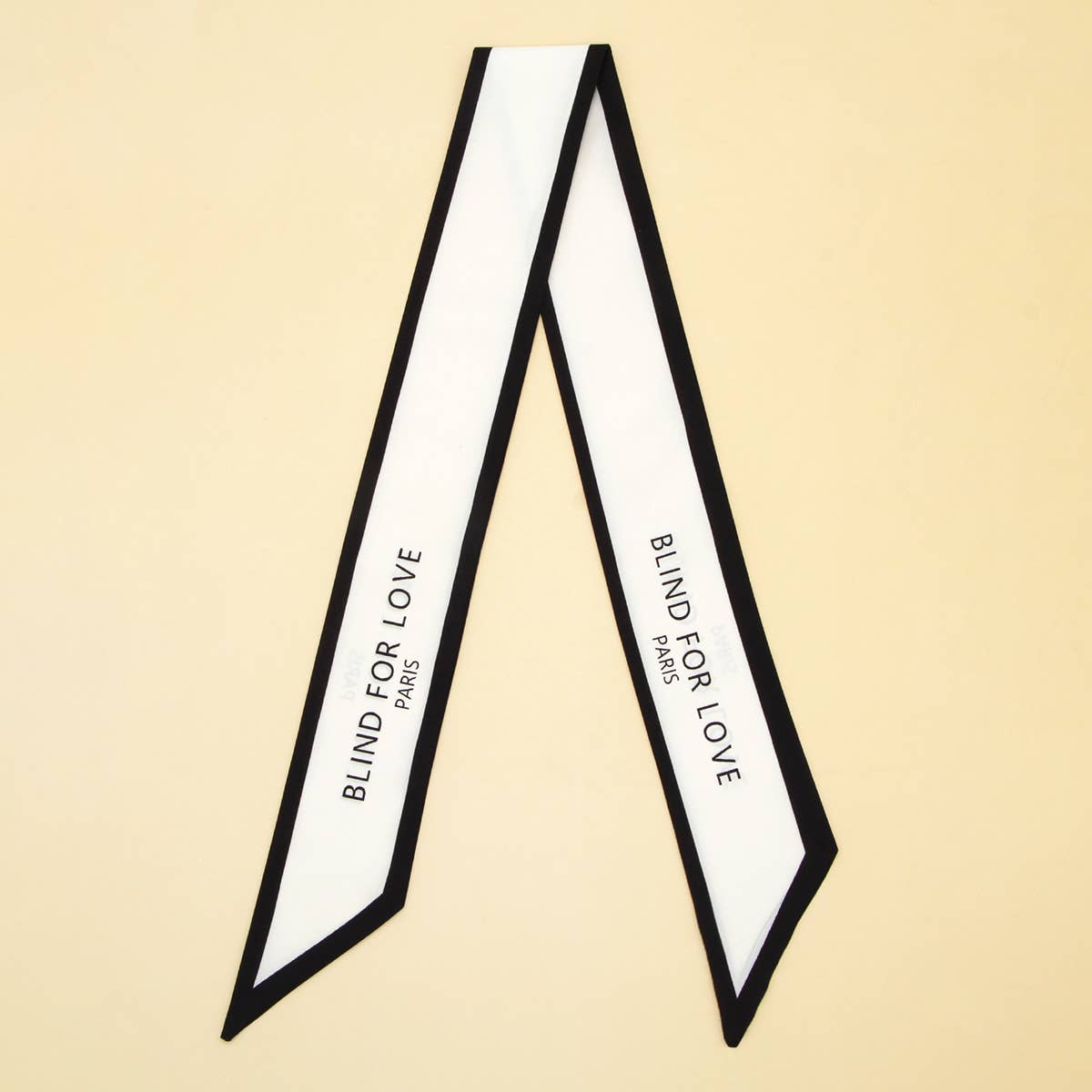 Elegant Floral Scarf - Hair Ribbon & Bag Accessory