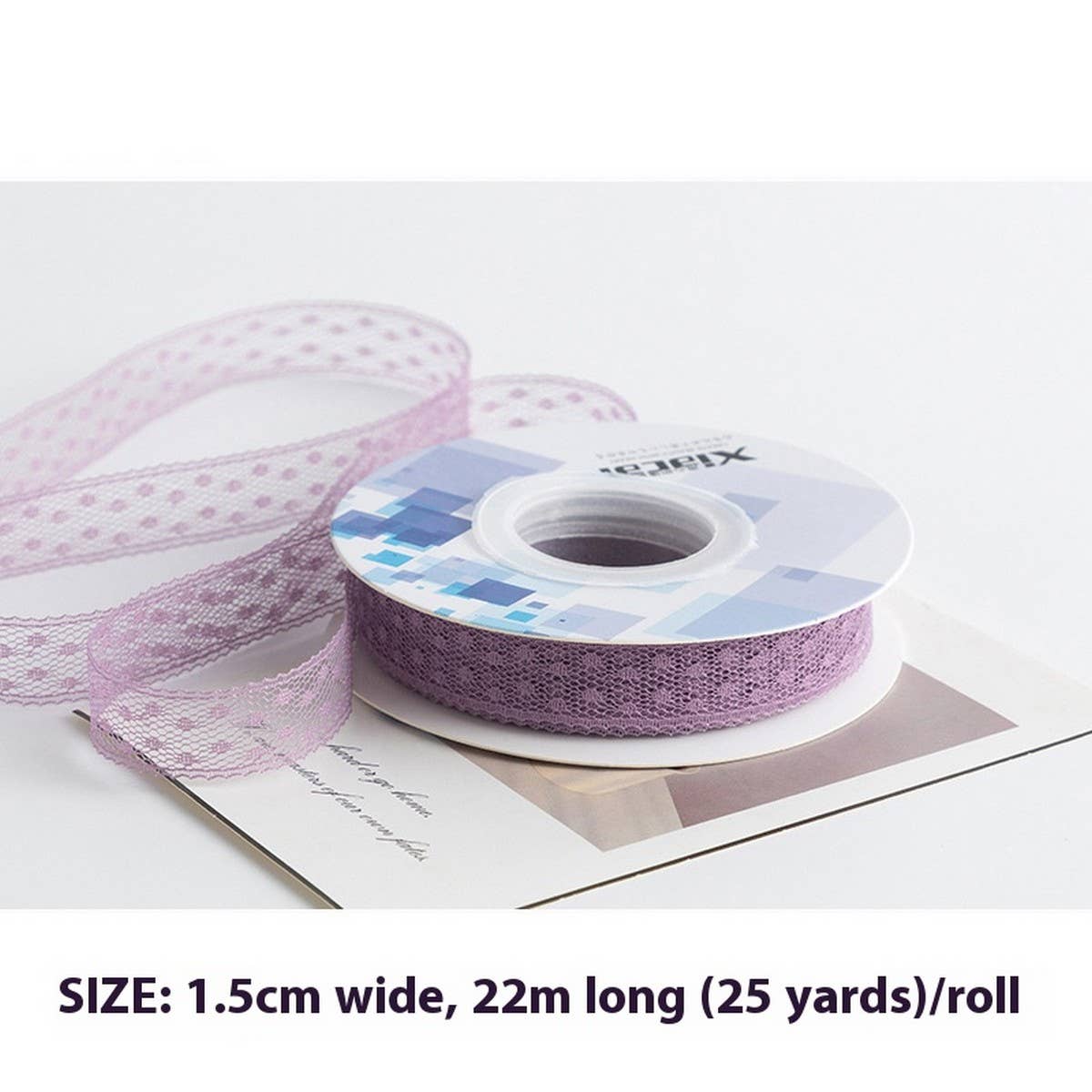 COLORFUL POLKA DOT LACE RIBBON DIY ACCESSORIES