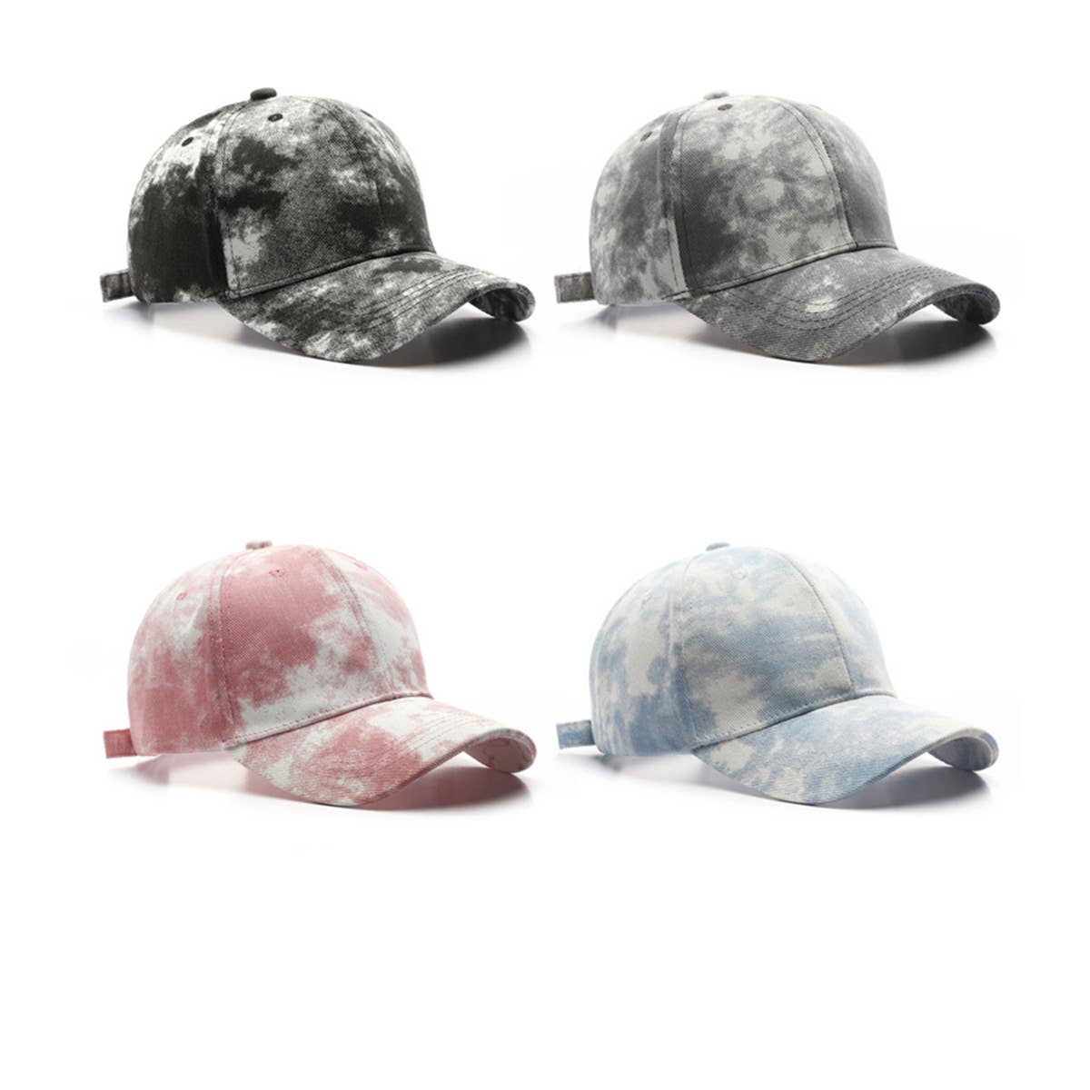 Spring Autumn Sports Sun Hat Tie-Dye Baseball Cap CWAH1263