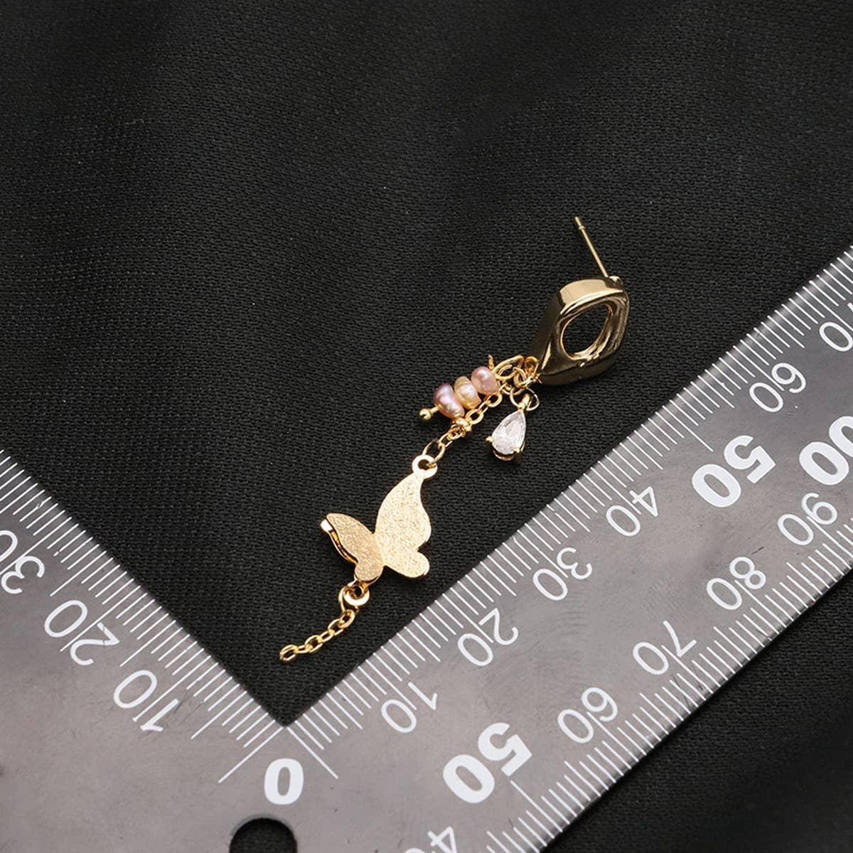 NEW SILVER NEEDLE PEARL EARRINGS FOR WOMEN