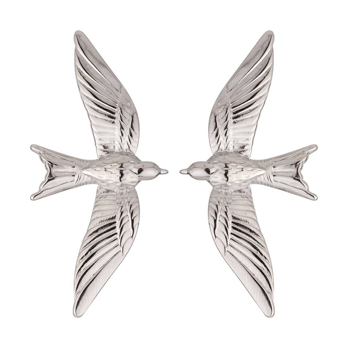 PERSONALIZED THREE-DIMENSIONAL BIRD EARRINGS_CWASC1642