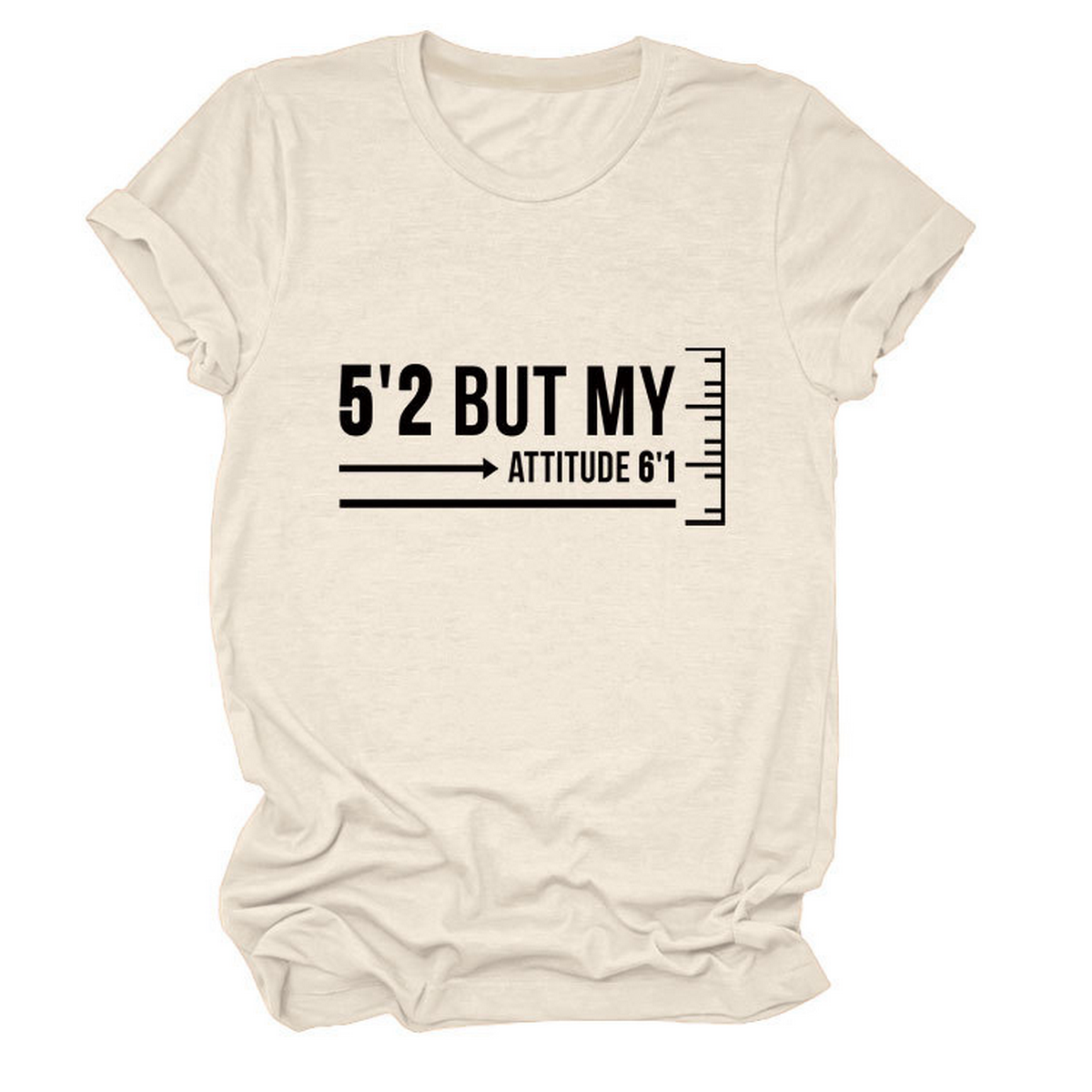 Trendy Graphic Tee Women Short Girl Energy