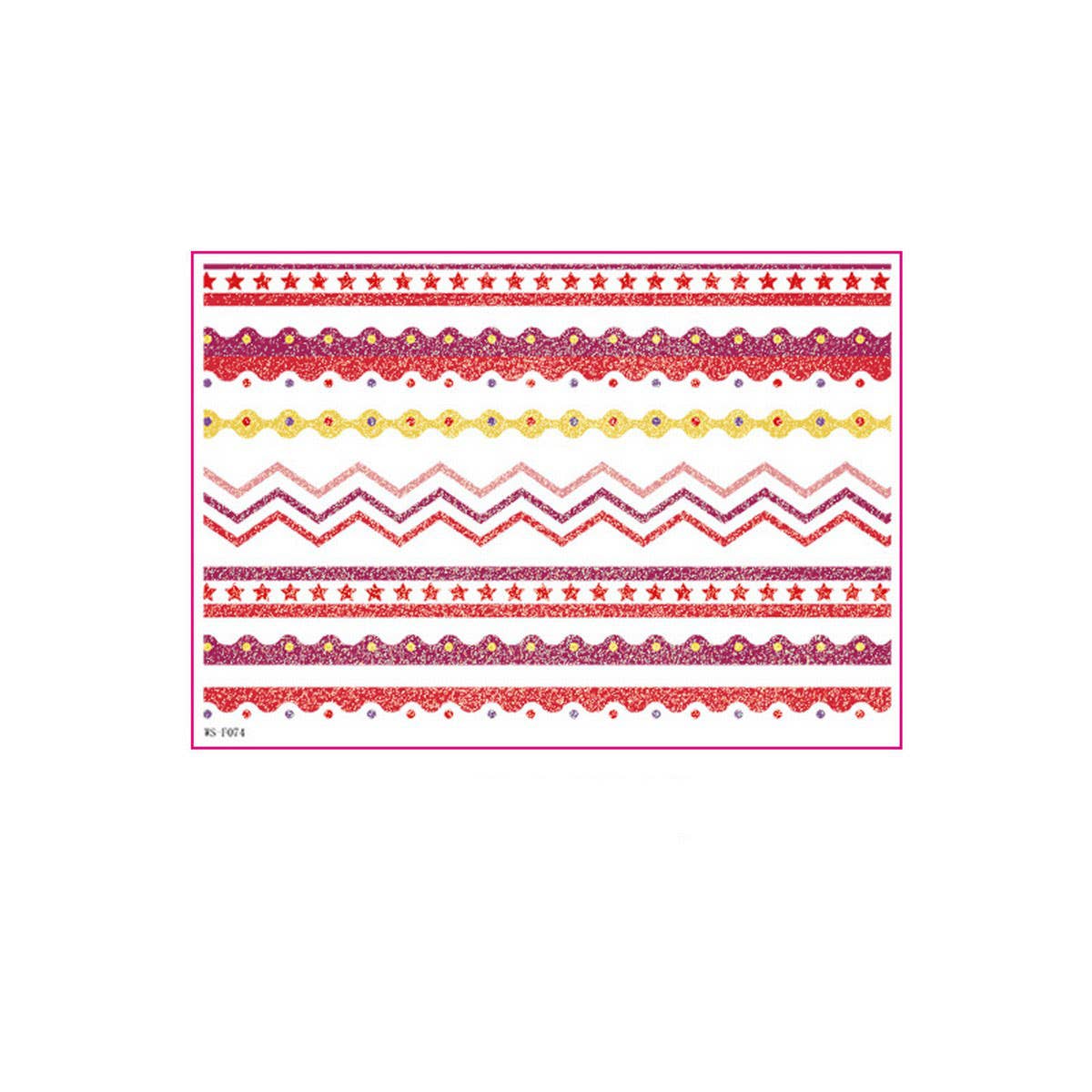 Easter Glitter Water Transfer Stickers for Candles