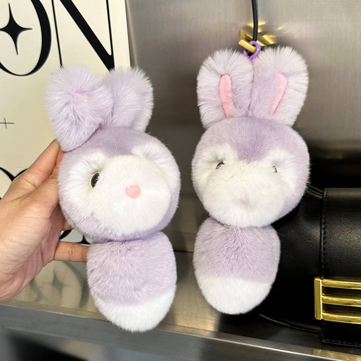CUTE BUNNY CAR KEYCHAIN PENDANT ACCESSORIES