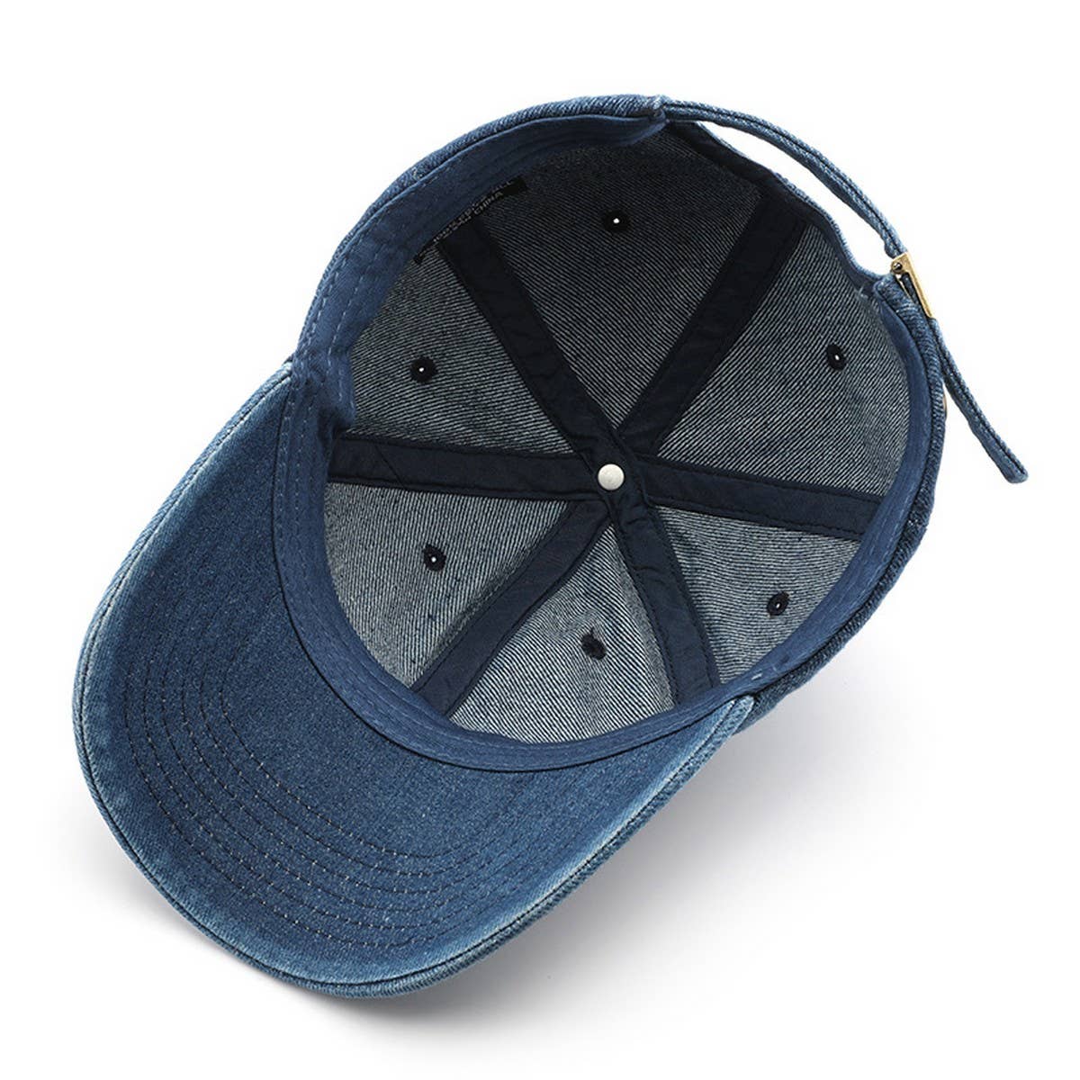Autumn Winter Washed Denim Baseball Cap, Unisex_CWAH2824