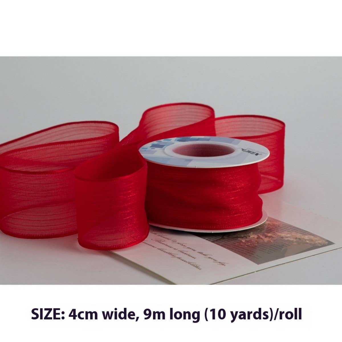 DIY BOW HAIR ACCESSORIES SNOW YARN RIBBON