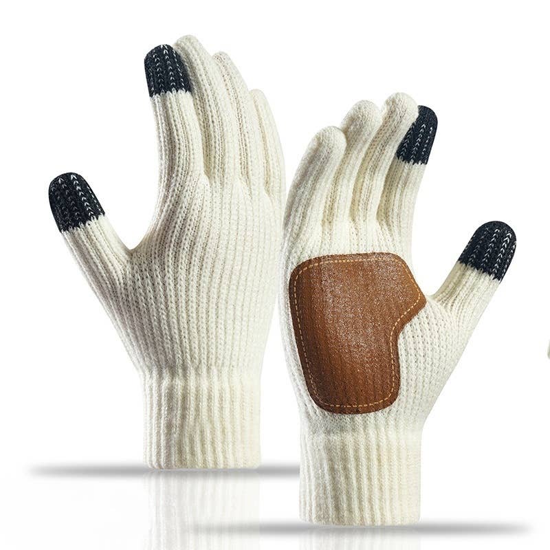 Outdoor Knit Gloves Winter Touchscreen Anti-Slip_CWAG0519