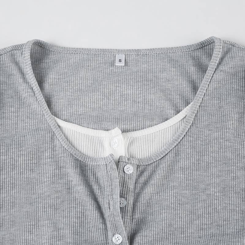 Two simple and basic pullover tops