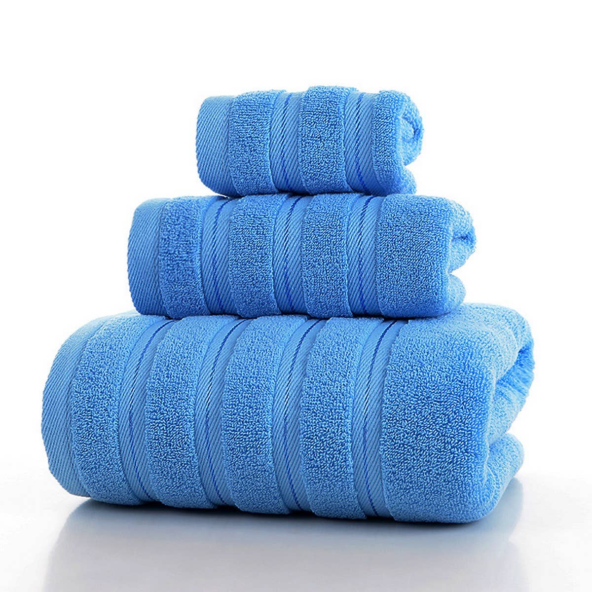 THICKENED COTTON THREE-PIECE ABSORBENT TOWEL