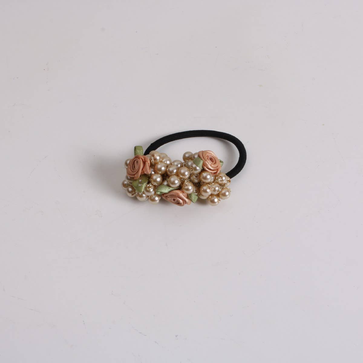 Cute Floral Pearl Hair Tie for Sweet Girls