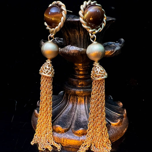 EXQUISITE TASSEL DROP EARRINGS_CWAJE1120