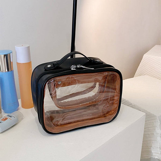 TRANSPARENT PORTABLE SIMPLE FASHION COSMETIC BAG_CWAB4452