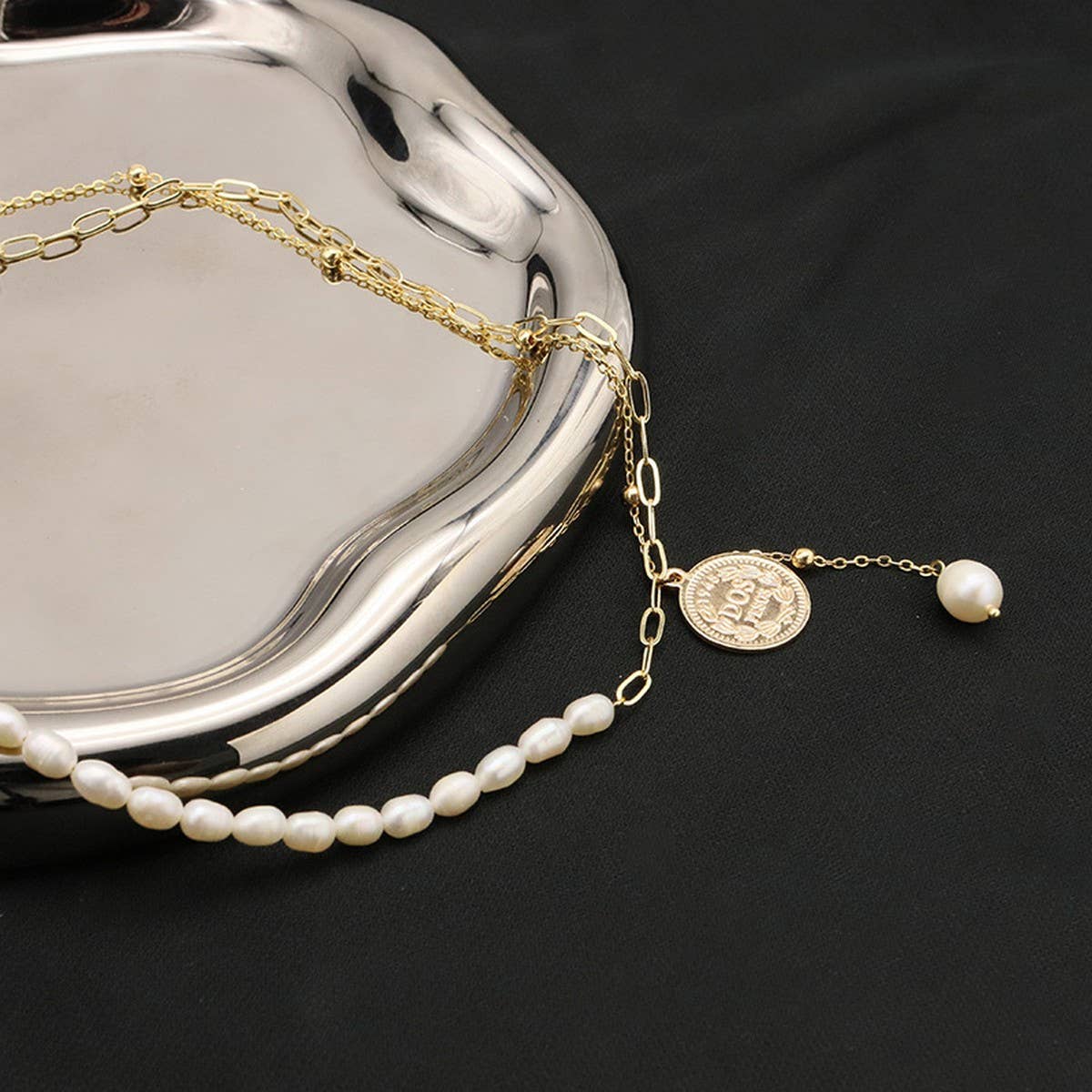 LUXURY NATURAL FRESHWATER PEARL NECKLACE