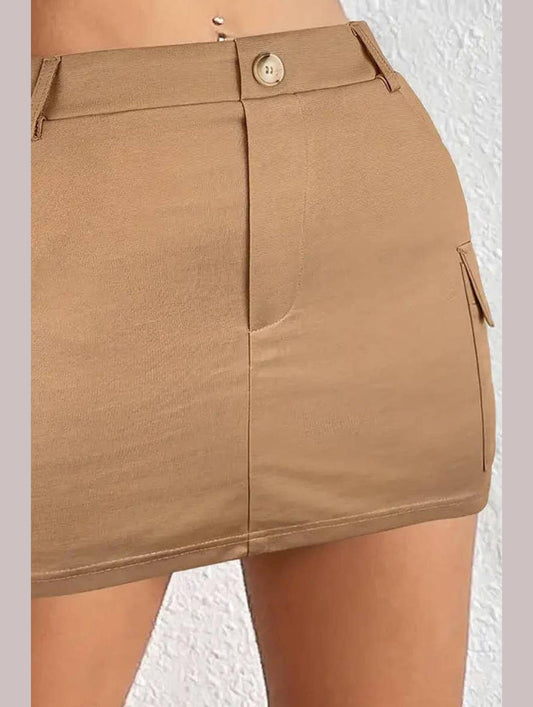 BOOTY SKIRT WITH BIG POCKETS_CWBSS0179