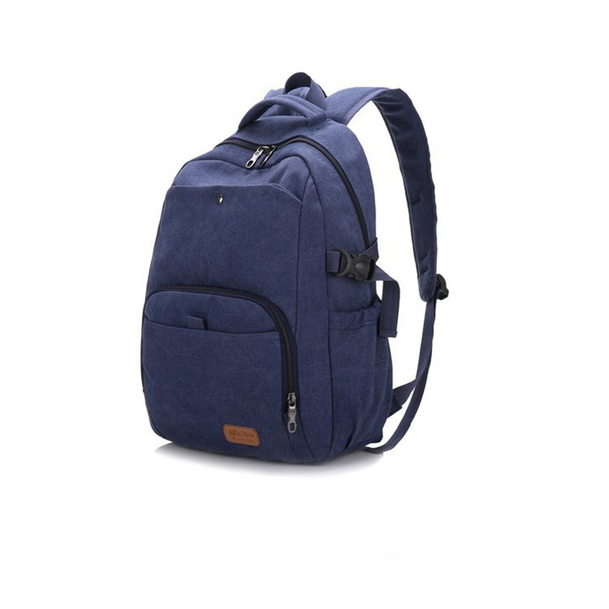 CASUAL VINTAGE BACK-TO-SCHOOL CANVAS BACKPACK_CWAB2205