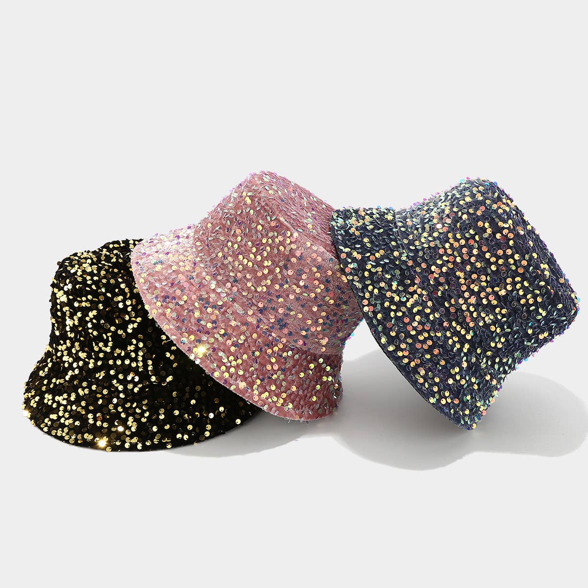 ALL-MATCH SEQUINED PERSONALITY STREET BUCKET HAT_CWAB2929
