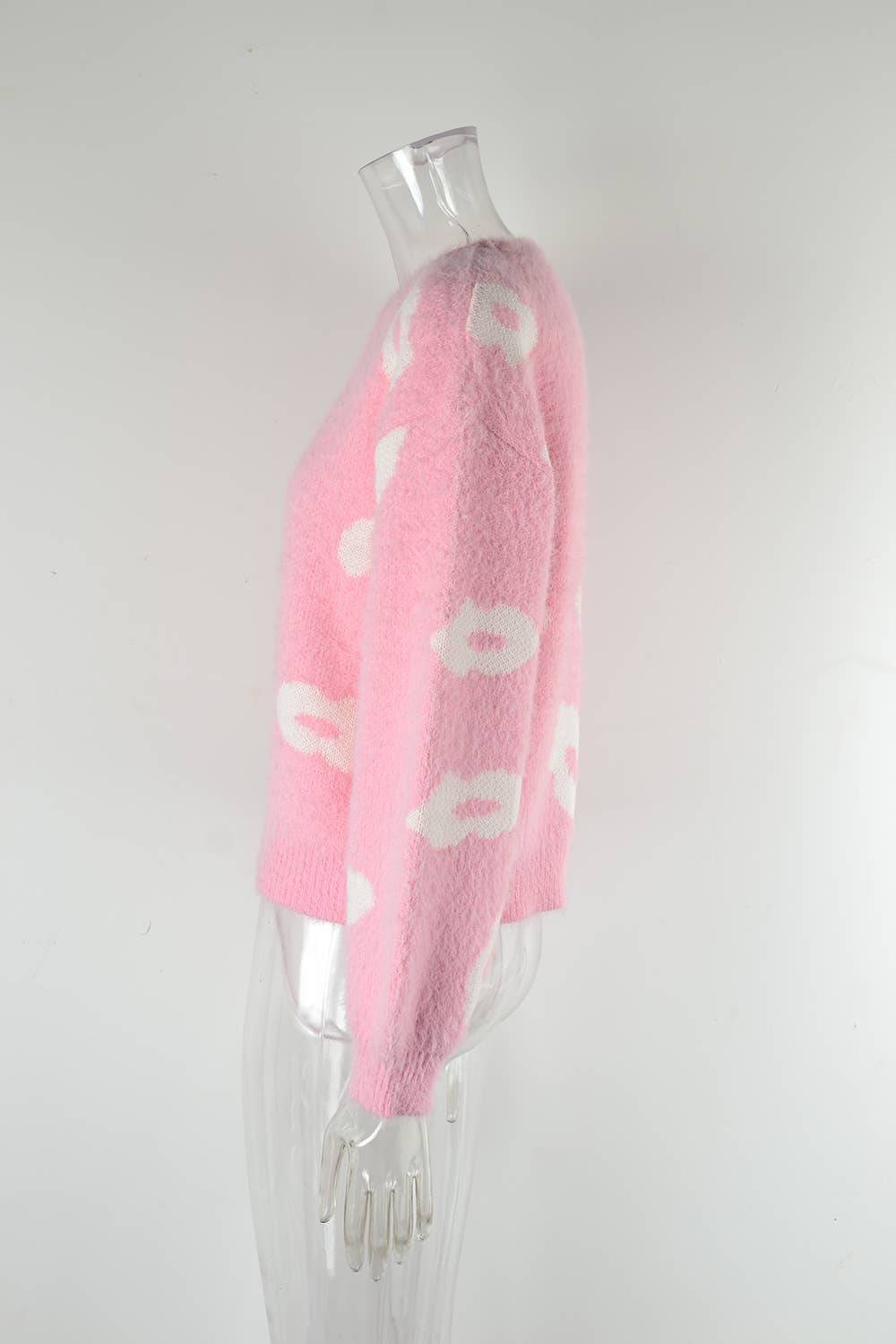 LIPS VALENTINE'S DAY SWEATER CREW NECK PULLOVER